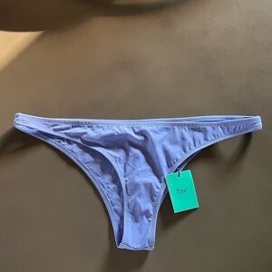 New TNA playful Blue Ojai Bikini Bottom M